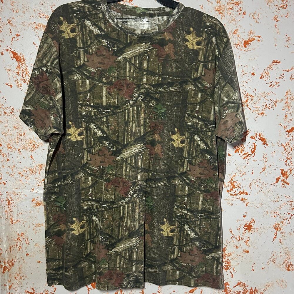 Mossy Oak Break Up Infinity Camo Hunting T Shirt Mens 2XL Short Sleeve